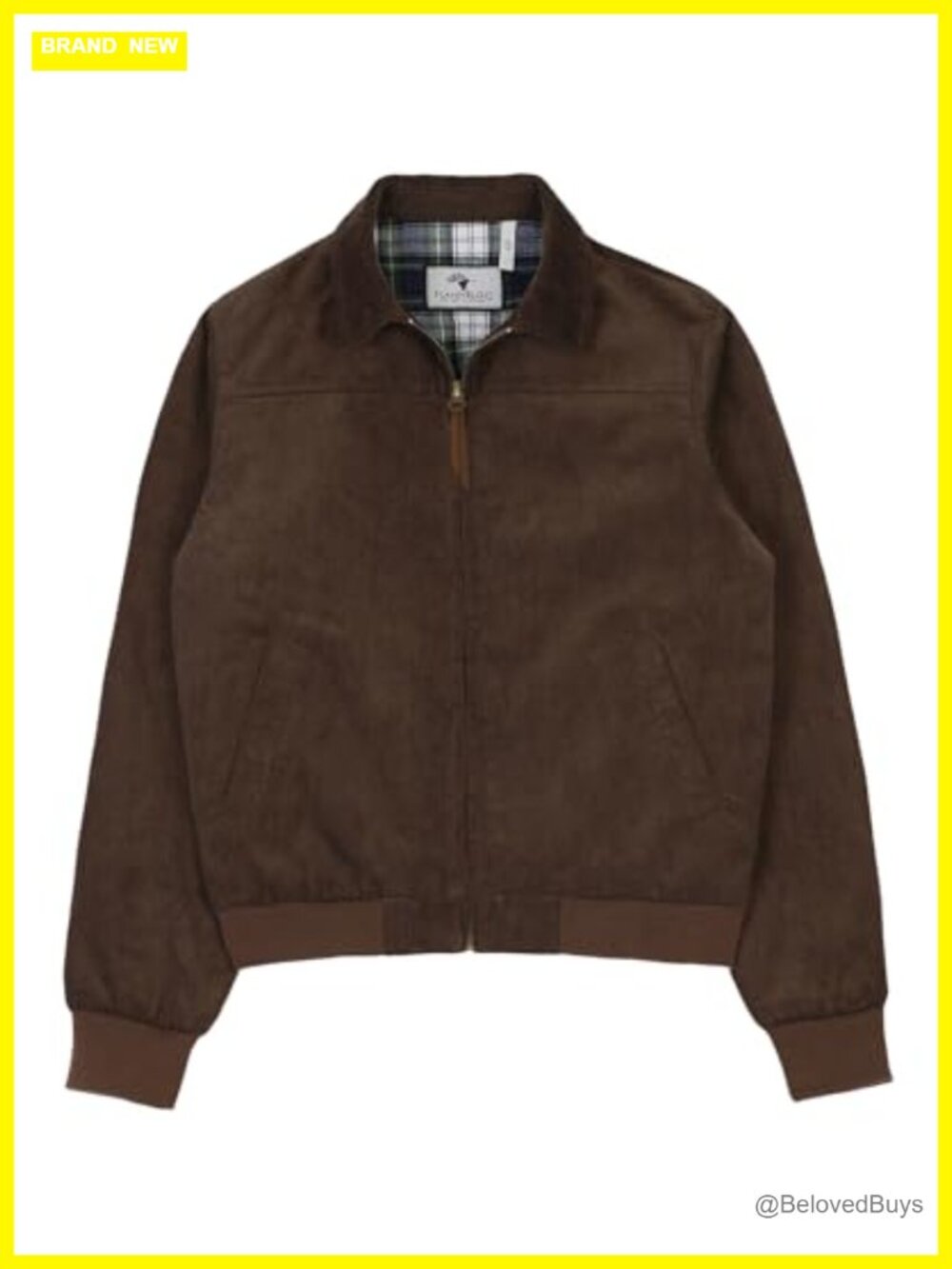 Flannel-Lined Corduroy Shacket Full Zip Casual Jacket
